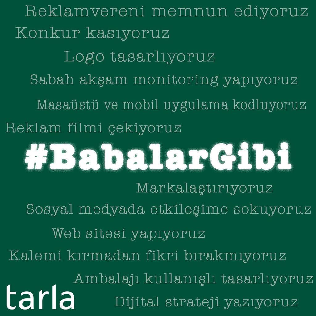 TarlaReklam's tweet photo. #BabalarGibi şey ediyoruz!
Tüm babaların #BabalarGünü'nü kutlarız! http://t.co/t3kUWAgElY