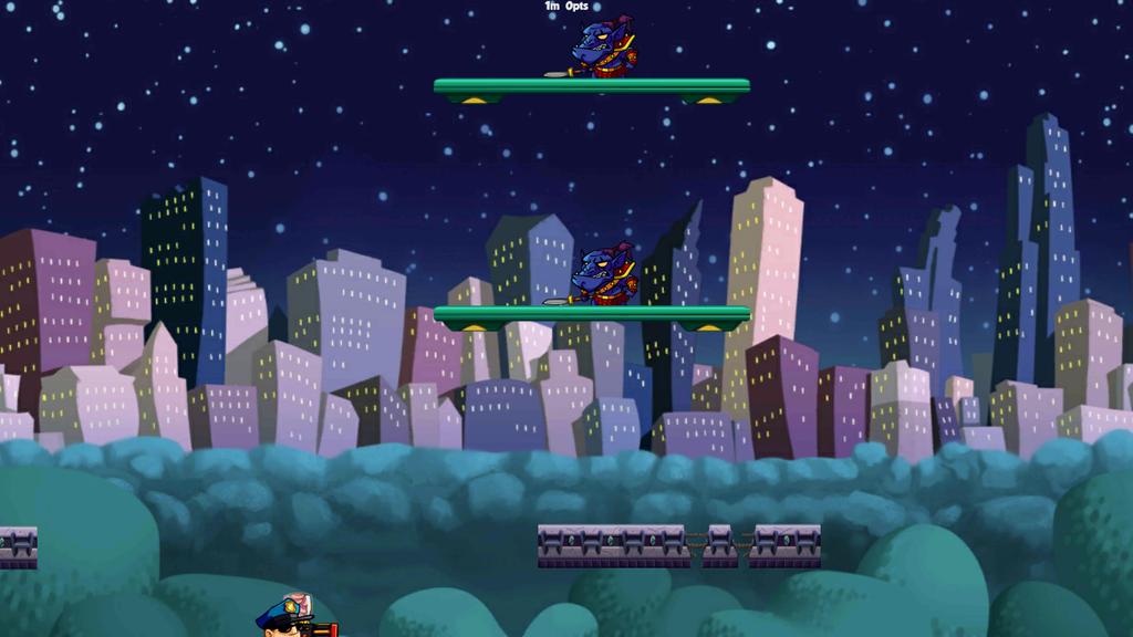 Delirium_GW's tweet photo. That's not supposed to happen, invincible cop! #indiegamedev #alldev #gamedev #CopsVsOrcs #screenshotsaturday http://t.co/Or7UAJEATt