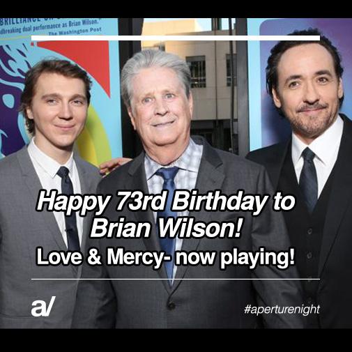 A special happy 73rd birthday to Brian Wilson, music legend and subject of ! 