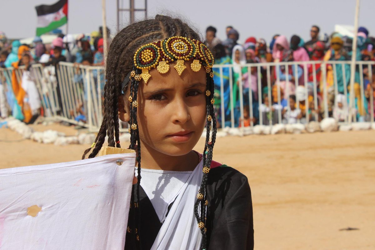 JalilWs's tweet photo. "Me han enseñado a luchar para volver a un #SaharaOccidental libre e independiente 
#WorldRefugeeDay @ChangeAgentSA http://t.co/2Hp440IKer