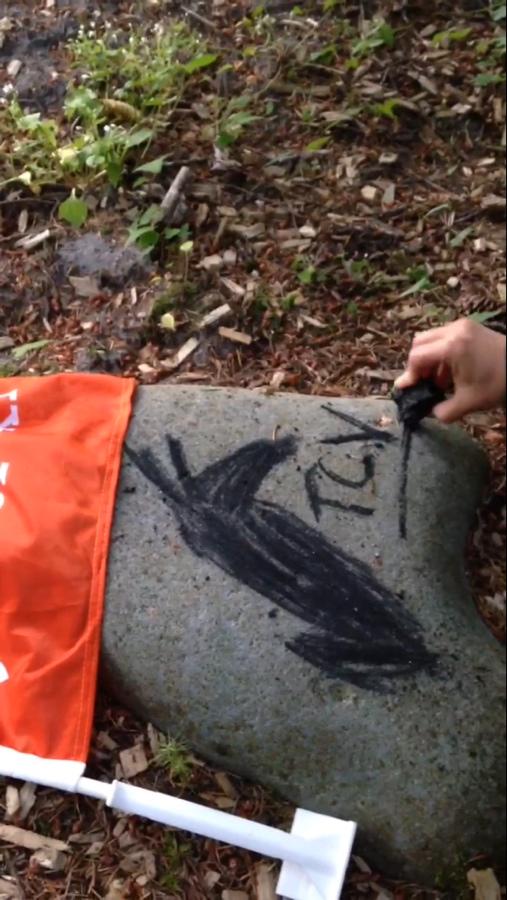 temple_riley's tweet photo. With hands half frozen Denise pulls off a masterpiece #MamaLlama #questival #QOR #TheCourageVibers http://t.co/ik7xRDF7Lc
