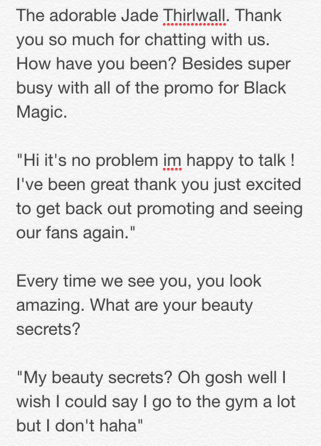 flpaps's tweet image. Our exclusive interview with Jade on LM, her man and family life.