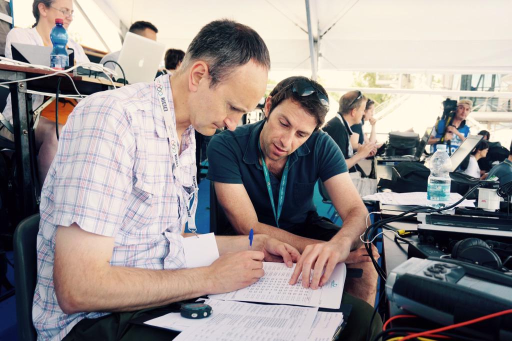 Diligent. John Murray and <a href="/MarkHunterGB/">Mark Hunter</a> doing their rowing homework. Updates on <a href="/5liveSport/">BBC 5 Live Sport</a> this afternoon.