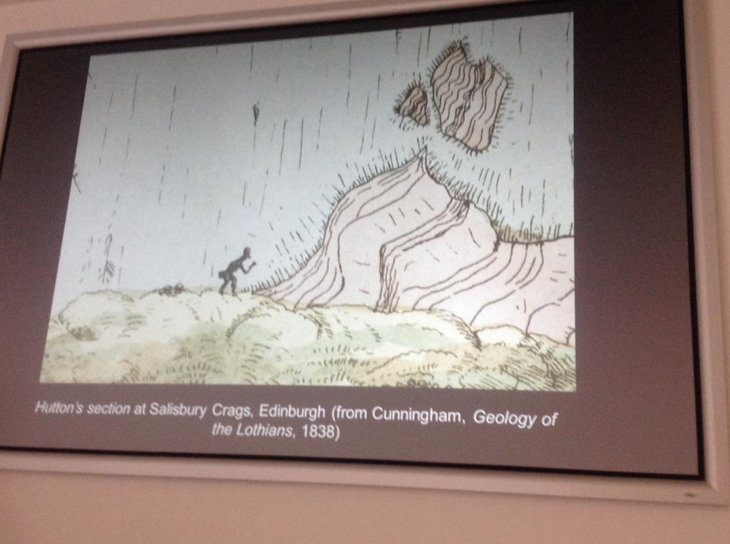 CRASSHExtra's tweet image. #objects2015 Schaffer's favourite image of Hutton looking for unconformities