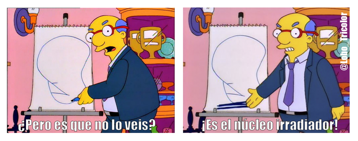 Lobo_Tricolor's tweet photo. "¿Pero es que no lo veis? ¡Es el núcleo irradiador!" #TuiteaComoErrejón http://t.co/Irketmgazn