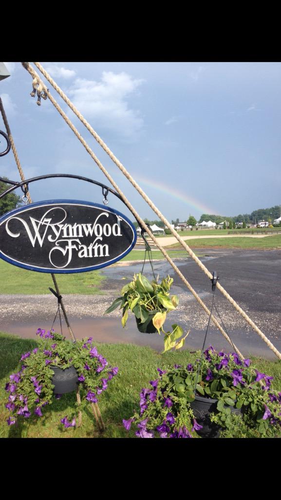 Final day for us at Swan Lake horse show!  Where's the pot of gold?!