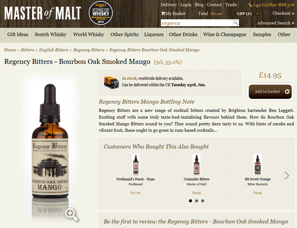 RegencyBitters's tweet image. Regency Bitters Now Available for Online Sales.
[tinyurl.com/ovvg7d4]
@MasterOfMalt @napadistillery @BDSpirits