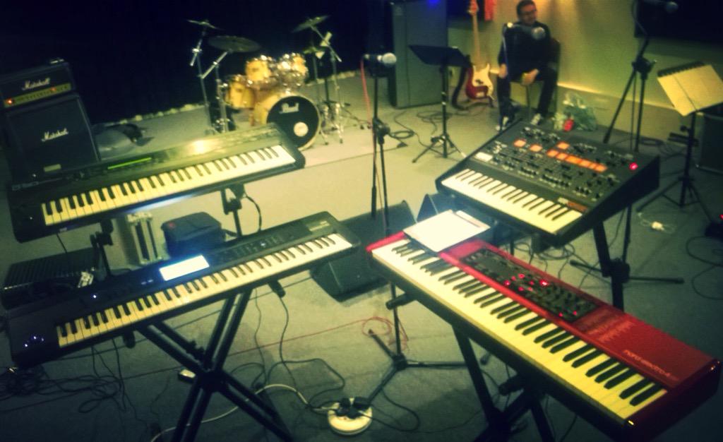 Interstate_Scot's tweet image. Rockus Rehearsals going well!