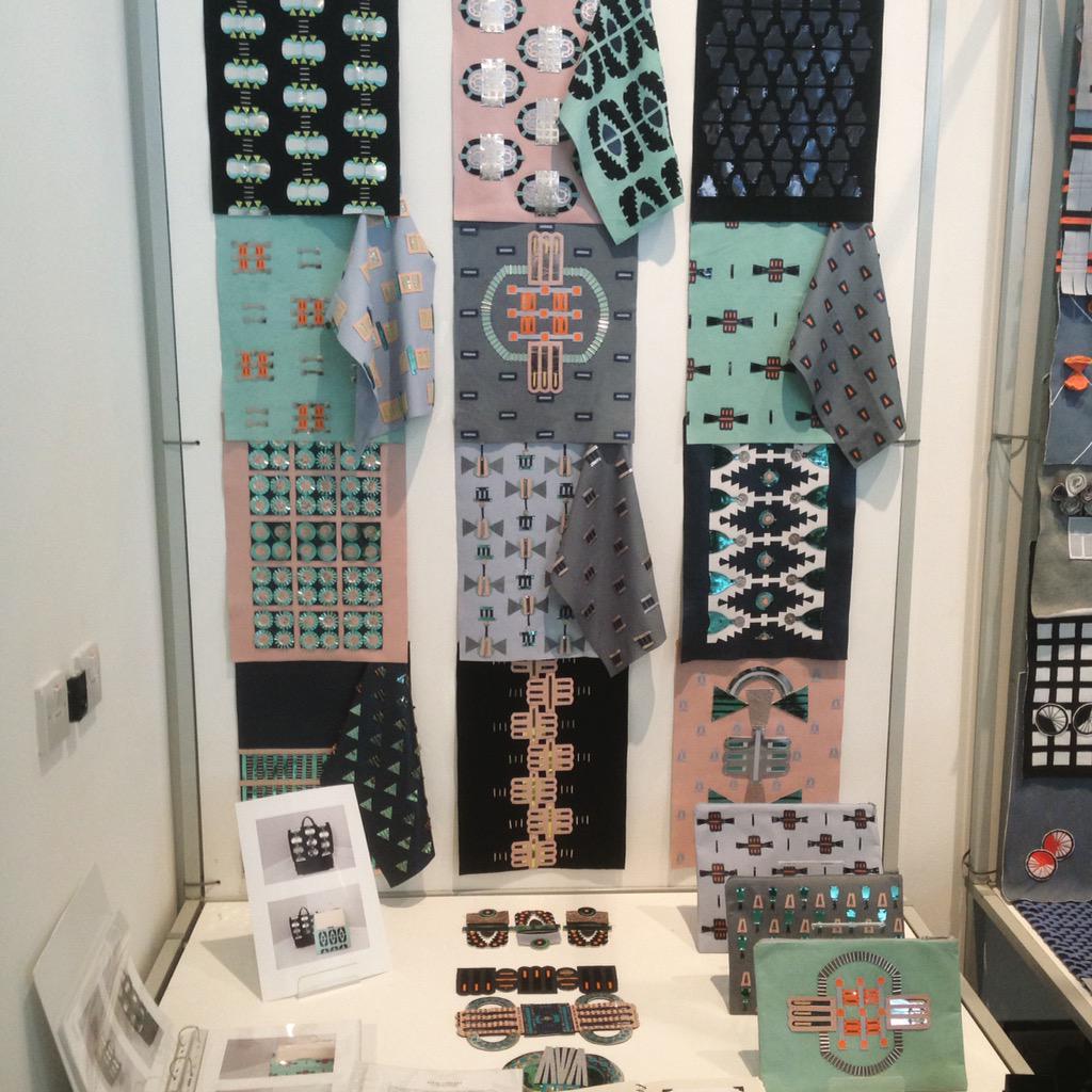 ArrrowGallery's tweet image. Loving #EilidhHowie's work from #GSA @GSofA #degreeshow such beautiful colours #textiles