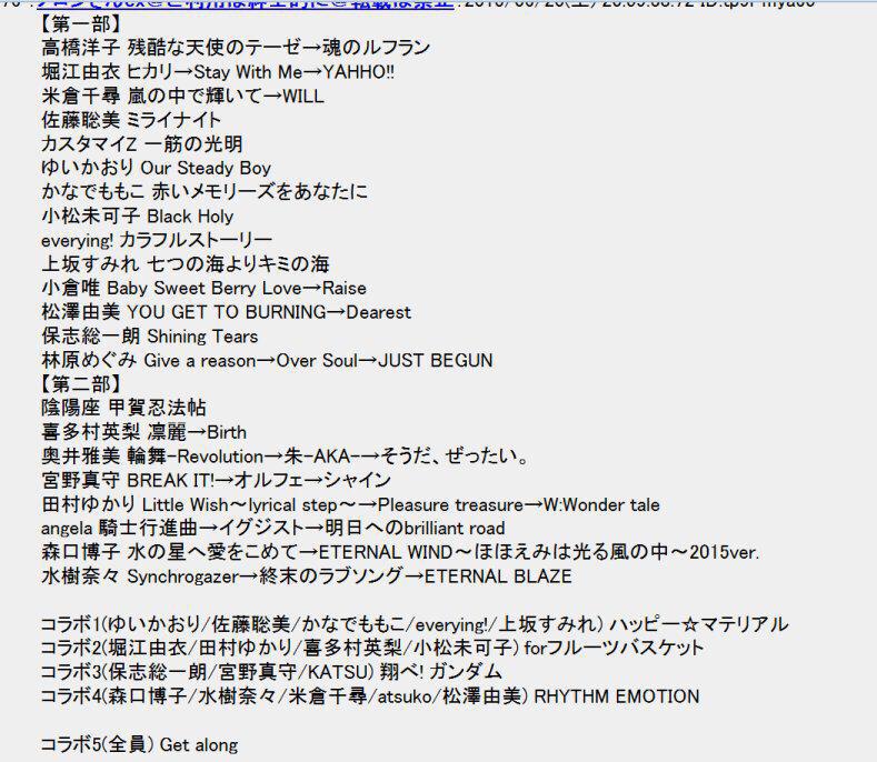 き まじでセトリありえないんだけどwww コラボ曲ありえないんだけどwwww 明日も一曲もなんも変えないでください キンスパ Http T Co Dlcjcahhdf