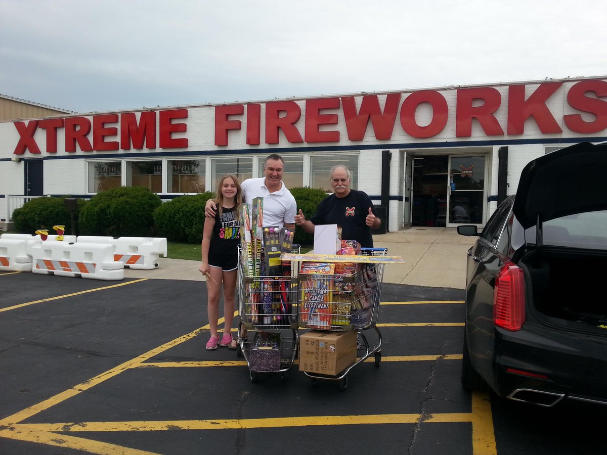 XFireworksWI's tweet photo. This father and daughter show what would really make dad happy this fathers day... A family trip to Xtreme Fireworks! http://t.co/CkMP126RW0