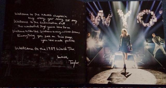 TSwiftNZ's tweet photo. Pages from the #1989WorldTour Book - Intro, Tour Rehearsals, Crew and Tour Dates! http://t.co/ctWBkeJQW8