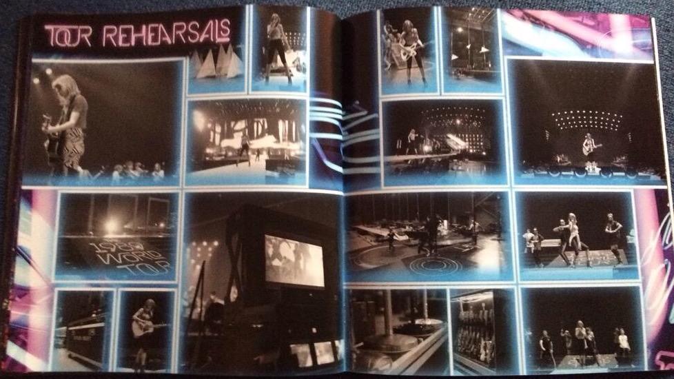 TSwiftNZ's tweet photo. Pages from the #1989WorldTour Book - Intro, Tour Rehearsals, Crew and Tour Dates! http://t.co/ctWBkeJQW8