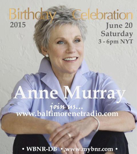 Tune in @ 3pm for the Anne Murray birthday blast streaming worldwide from  Happy Birthday Anne 