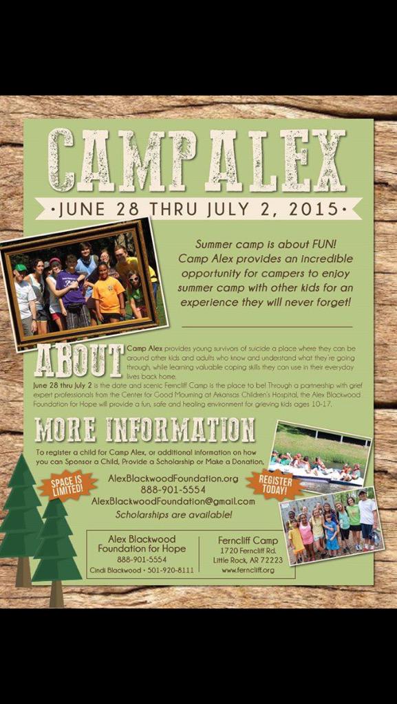 A great opportunity for young survivors of suicide!