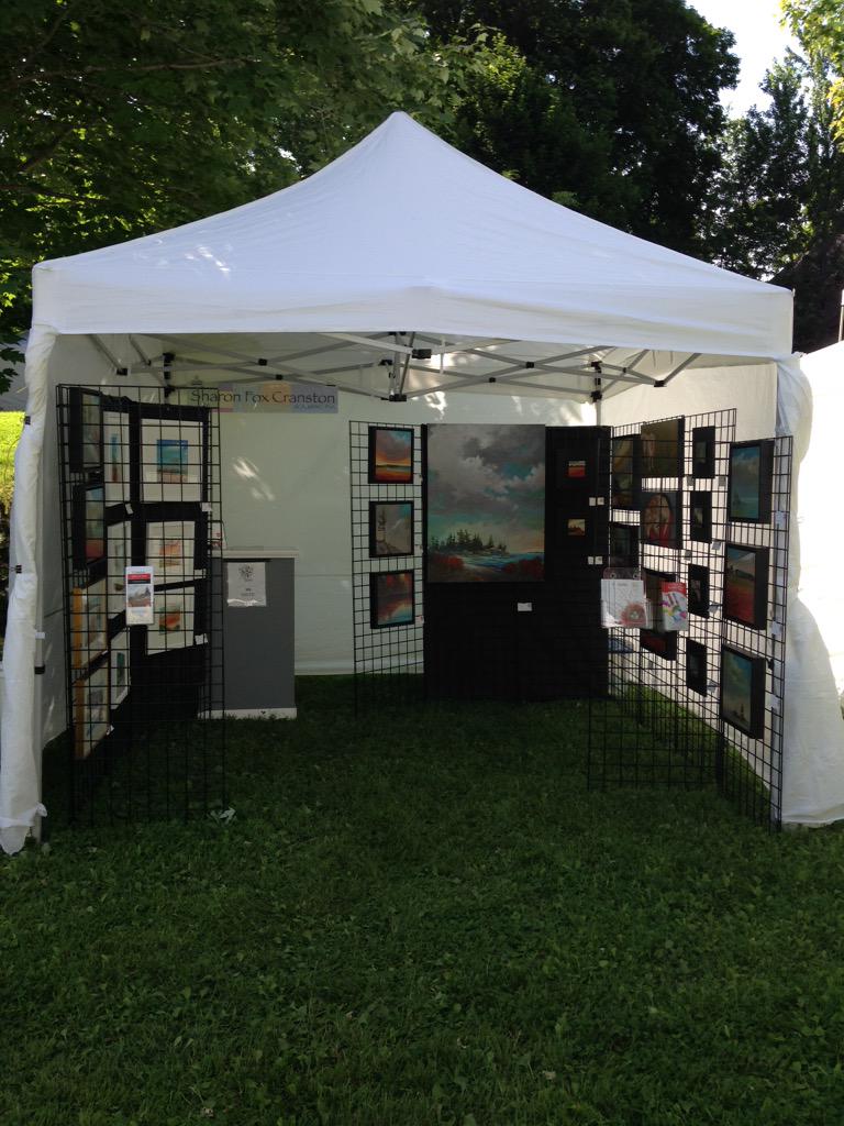 FoxCranston's tweet photo. In the Glebe, at the New Art Festival. If in Ottawa stop by booth 105. @PECstudiotours http://t.co/U0d1hEbuq8
