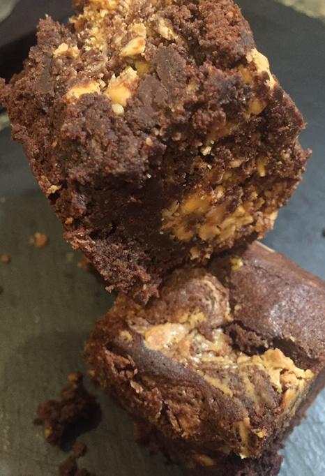 GFUprising's tweet photo. Peanut butter brownie anyone?  @UplandsMarket 27th June #gluten free #dairy free #soya free #flavourful http://t.co/pRl9NgTDwn
