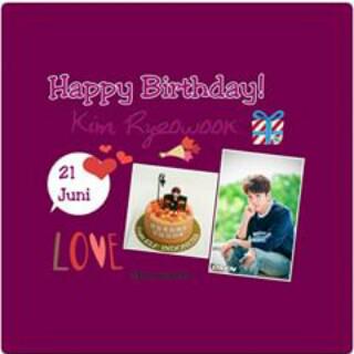 Happy birthday kim ryeowook :*      