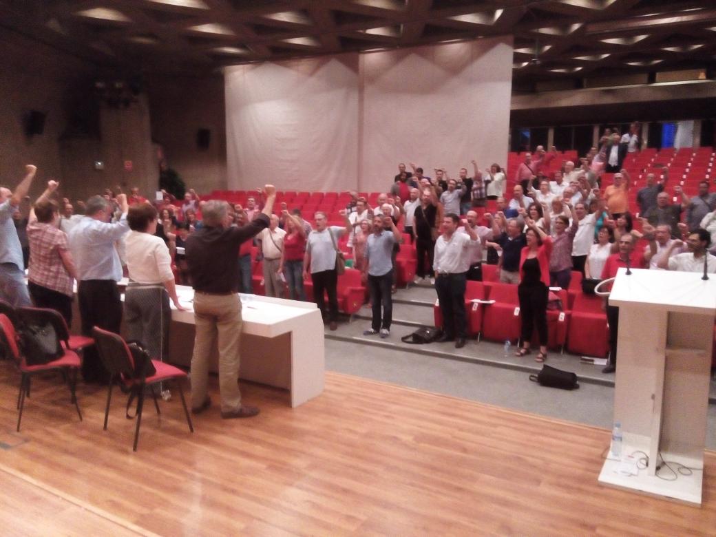 IS_psoeex's tweet image. Terminada la #AsambleaFederalIS nos despedimos entonando la Internacional Socialista. Gran jornada!!