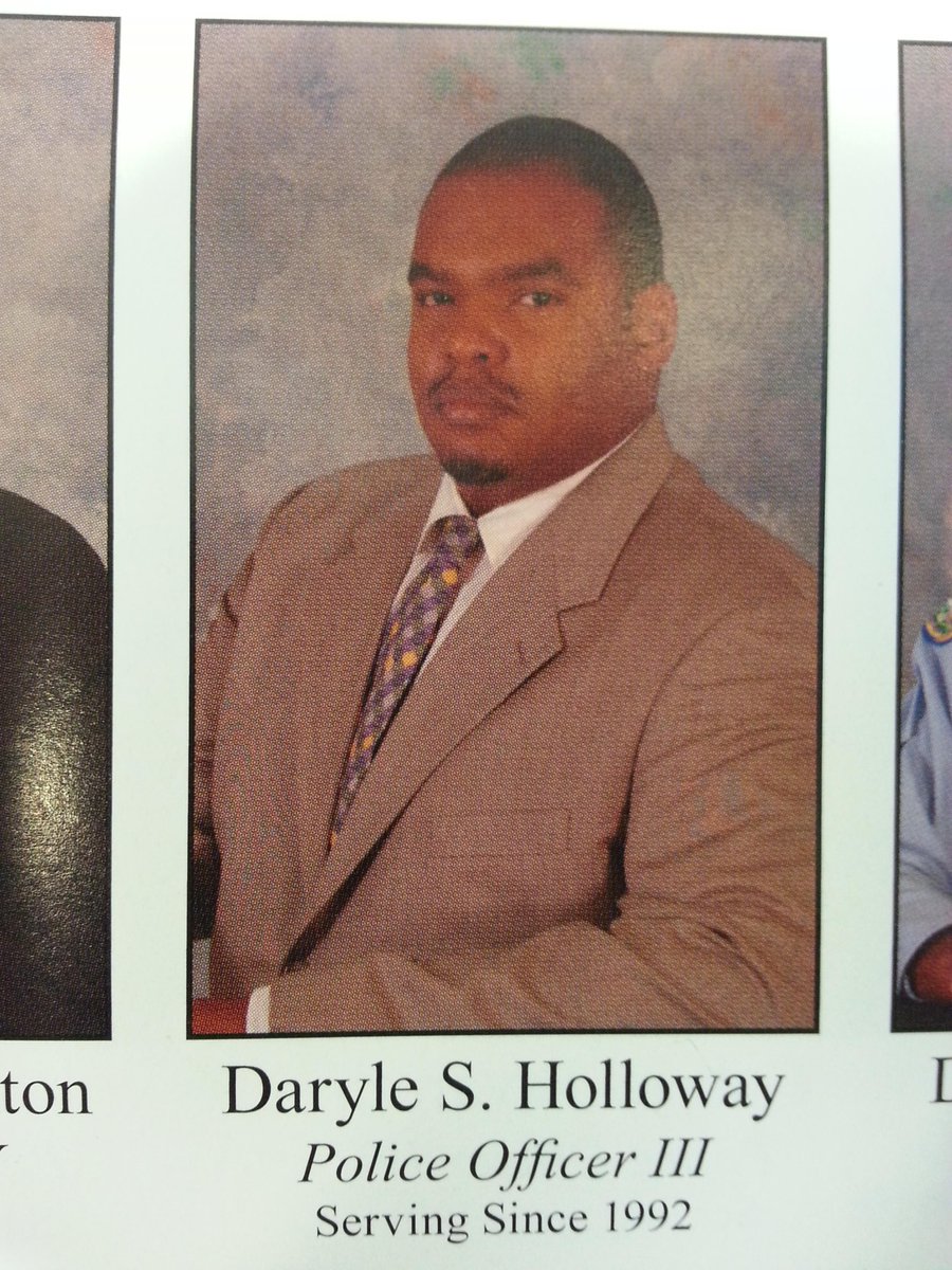 Recap officer daryle holloway was transporting suspect this morning