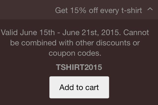 LegendaryHkyApp's tweet photo. Enjoy 15% off all T-shirts, men and women's! Use code "TSHIRT2015" at checkout. Shop online at http://t.co/t1VAwGpnXl http://t.co/YHFbIDgWb7