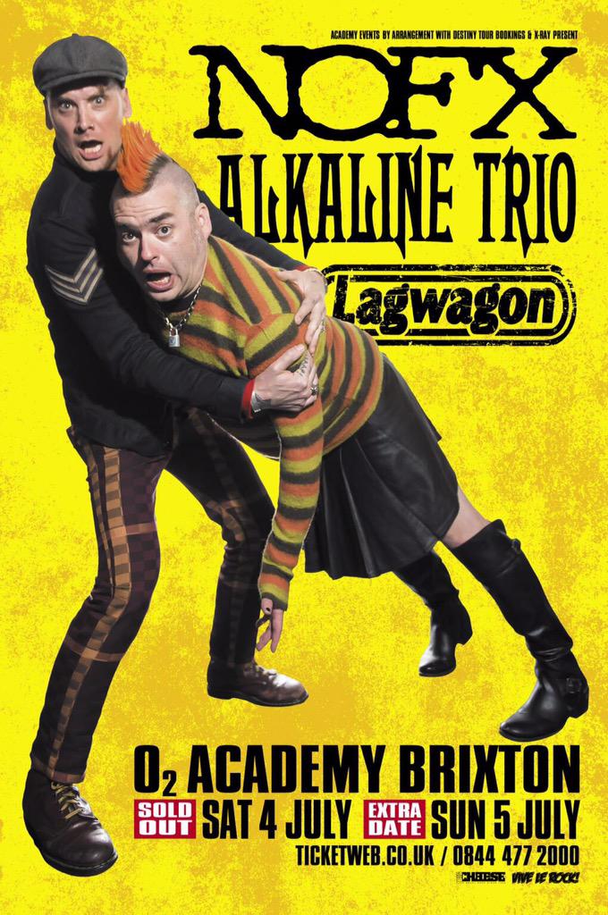 O2AcademyBrix's tweet image. ICYMI
#Capdown join @lagwagon supporting @Alkaline_Trio &amp;amp; @NOFXband 5/7/15!
Tix: smarturl.it/NOFXAT2Brix