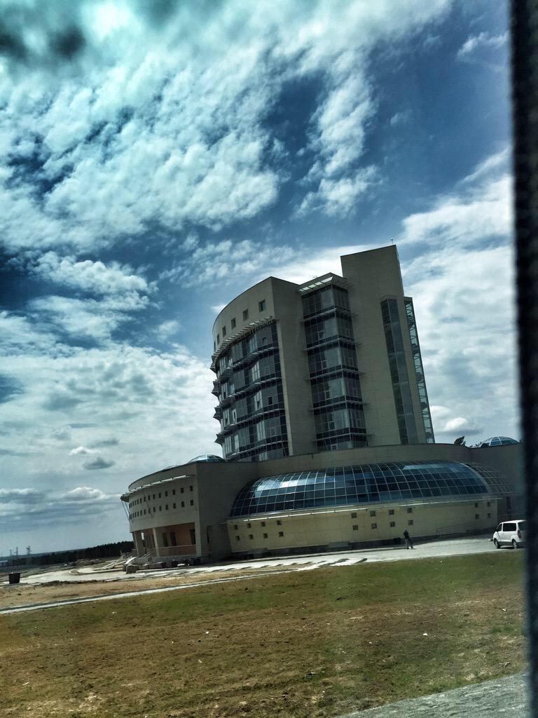 AlferovaYulyaE's tweet photo. The main building of Specstroy with 24/7 monitoring center
#cosmodrom #vostochny #Russia http://t.co/73VuctxebE