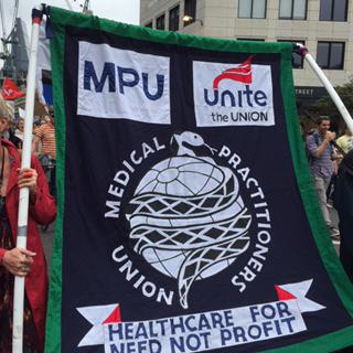 #EndAusterityNow health banners