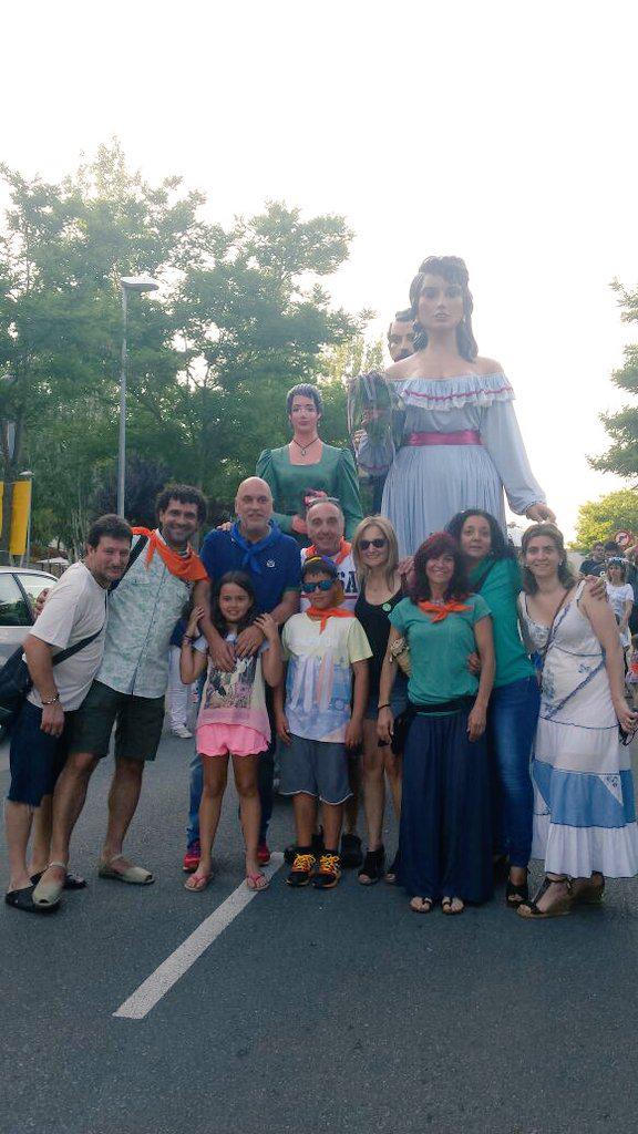 Acompanyant la Cercavila de Gegants i Nans al Veral de l'Ocata de <a href="/VilassardeMar/">Vilassar de Mar</a> #FestaMajorVdM