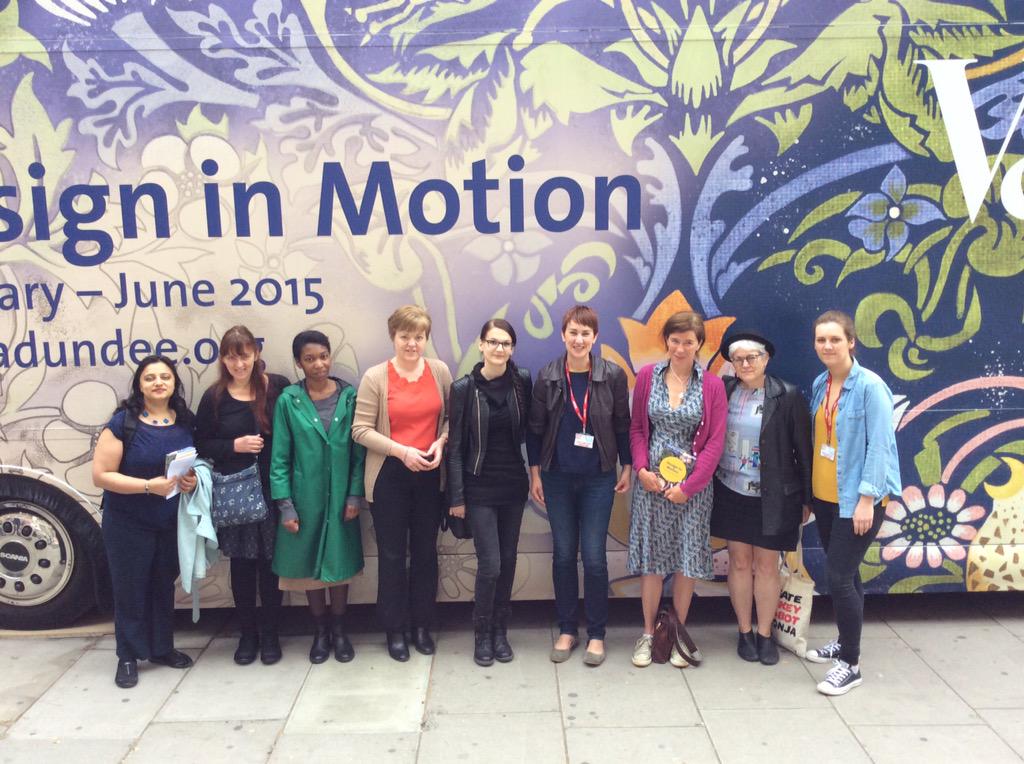 PopUpWorkshop's tweet image. The smart textile course participants enjoying #DesignInMotion @VADundee @ARTinaBUS @DJCAD @bethspowart