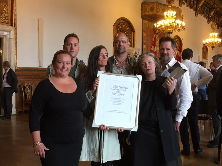 Folk&amp;Kirke vandt Anders Bordings Mediepris! 'Læseværdigt, fordomsfrit og reflekteret' #folkekirken #dkpol #stolthed