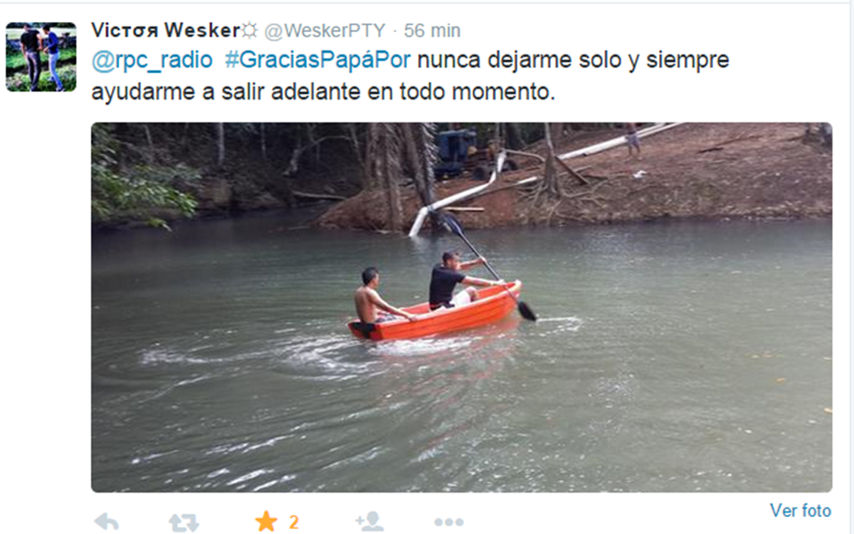 rpc_radio's tweet photo. Participante 1: @WeskerPTY con su padre, ¡Dale RT si te gusta la foto! #GraciasPapáPor http://t.co/pfi6gtEm7G