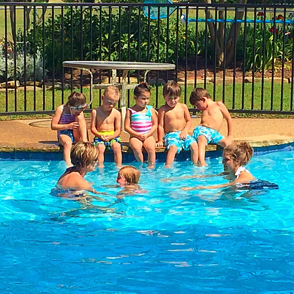 PittmanKid's tweet photo. Swim lesson for the babies.

Cause I can swim 2.4 miles in the ocean but can't teach my toddlers to swim. #Ironman http://t.co/U60nP1Q7BI