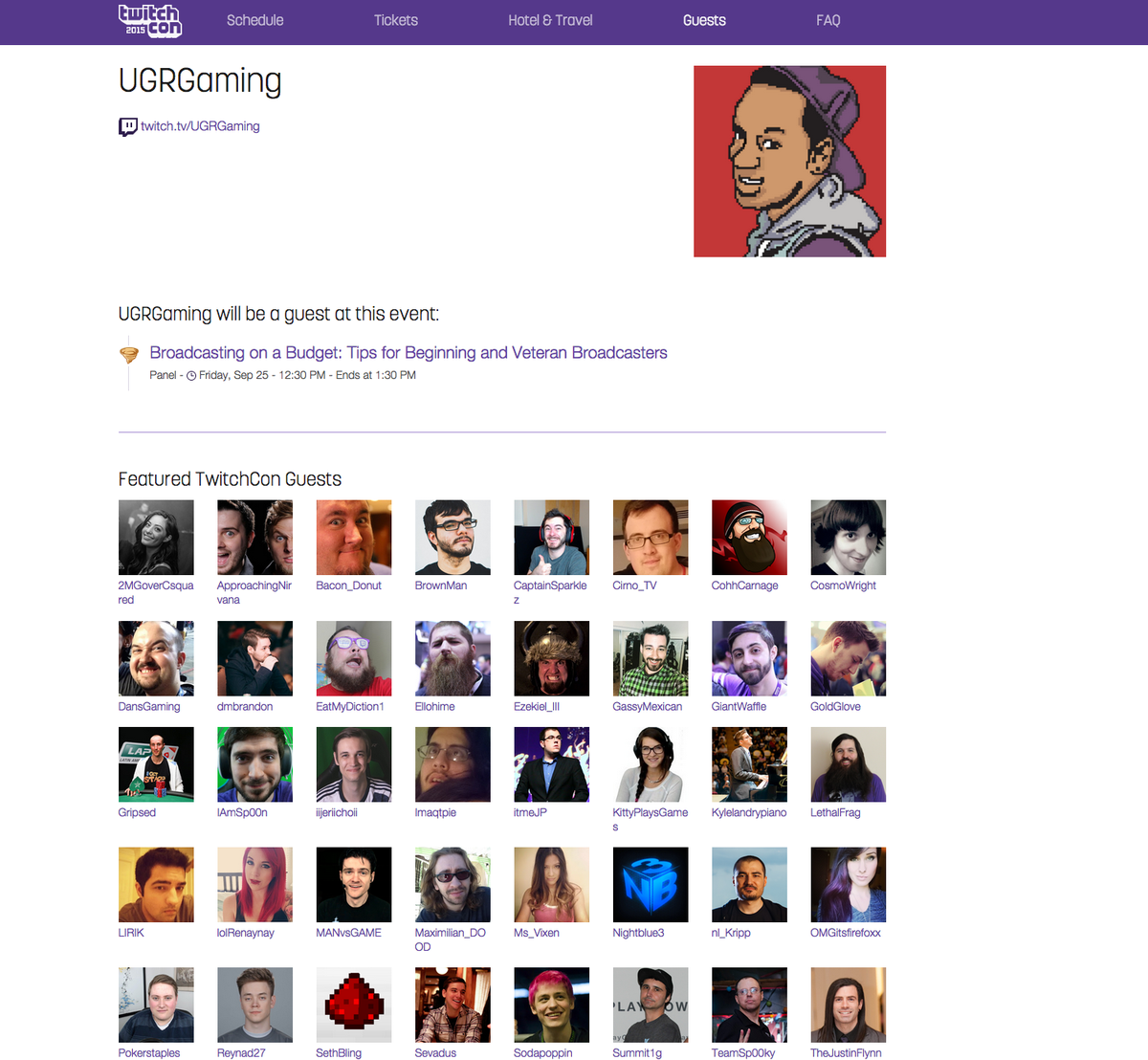 iamBrandonTV's tweet photo. Make sure to check out my panel at #TwitchCon! Giving away a @HauppaugeHQ Capture Card! http://t.co/csIE31FuWG … http://t.co/2j5R8cwLTx