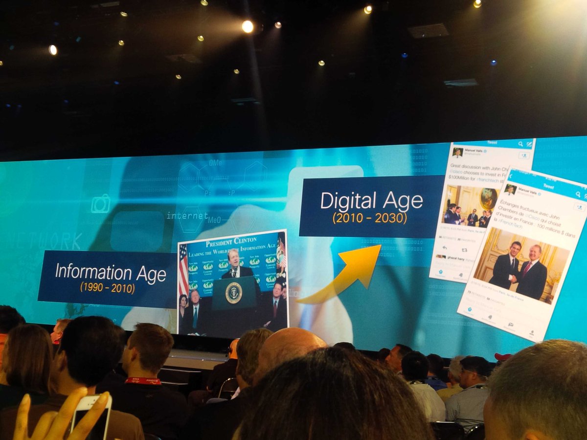 Just because you won the information age doesn't mean you will win the digital age #clus #fastinnovation