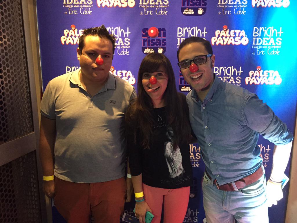 TuRedCapital's tweet image. Gracias bebechito @bullysteria por la invitación a @BrightIdeasmx. Las @PaletaPayaso son la onda. #SonrisasqueAyudan