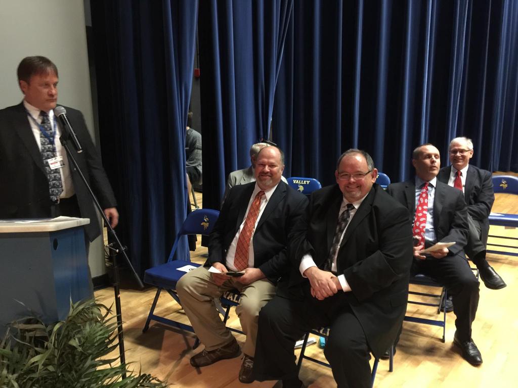 Chuck  Haddaway w/ETC Hooper at Phoenix graduation
