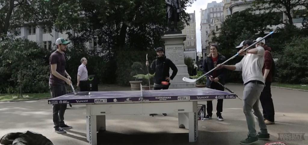 Hockeytutorial's tweet photo. Did we just make a new game? RT if you'd play #TableSauce @BeautyStatusHky @HockeySaucekit #Hockeylife http://t.co/Jhz9v1Hj67