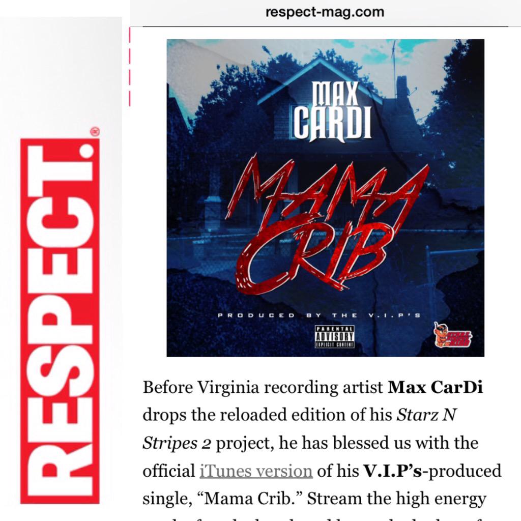 Max_CarDi's tweet image. 🙏RESPECT MAG: Max CarDi - MaMa Crib [prod by @Zeekovips] respect-mag.com/new-music-max-… #RespectMag #MaMaCrib @RESPECTMAG