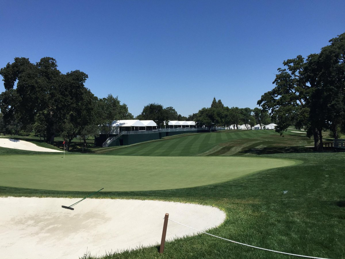 The build is looking good and almost complete! #13days #USSeniorOpen