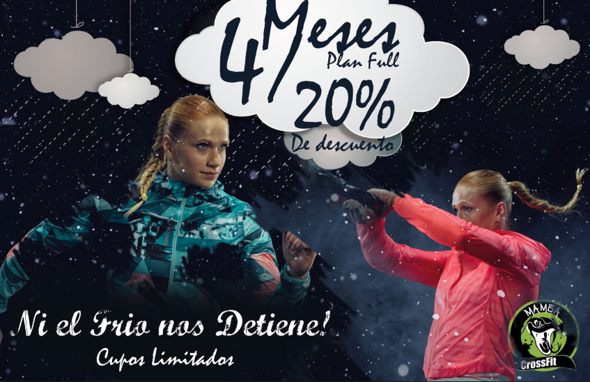 MambaCrossFit's tweet photo. Que el Frío no te detenga!
4 Meses (Plan Full) 20% de DCT
Los cuerpos de Verano se entrenan en Invierno @ReebokChile http://t.co/Jcpe57wnzi