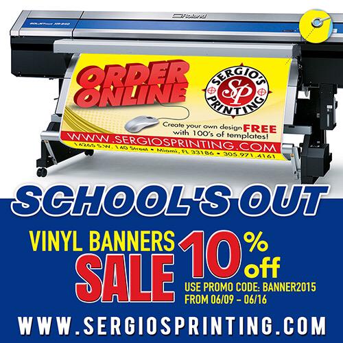 sergiosprinting's tweet photo. Take 10% Off All Banners With Our School's Out Sale! #fullcolor # fullcolorprinting #printing http://t.co/pWxuJqKoi3