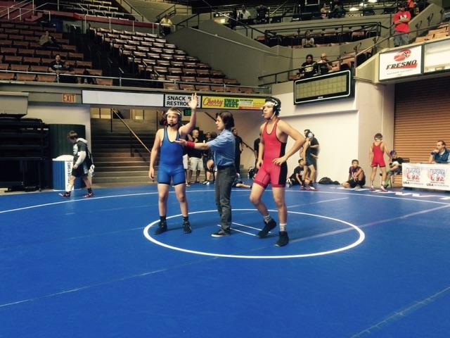 ExeterWrestling's tweet photo. @Blake_boii12 placing 5th yesterday @USAWrestling CA Kids Freestyle State 2015 #EXETERWRESTLING #XMEN @Araucus http://t.co/fIlPsEZfV8
