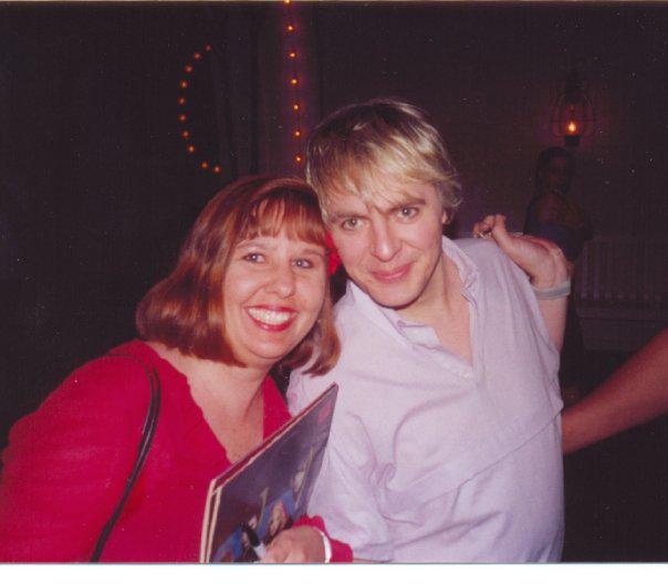 Happy birthday to Nick Rhodes! The photo of me & Nick was taken at Disney\s BoardWalk Inn in July 2000! 