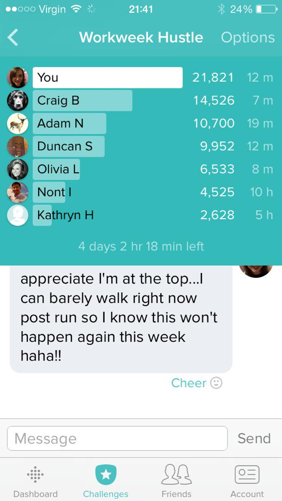 bethamahon's tweet photo. Happy I'm top of the work #firbit challenge but sad it won't happen again this week #soreshins #ice @ActiveCheshire http://t.co/YSU8lj4suk