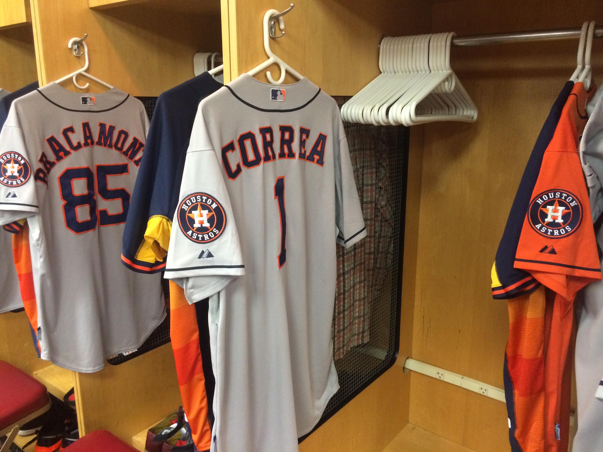 Houston Astros on X: Carlos Correa's #Astros road jersey is ready. He will  wear number 1.  / X