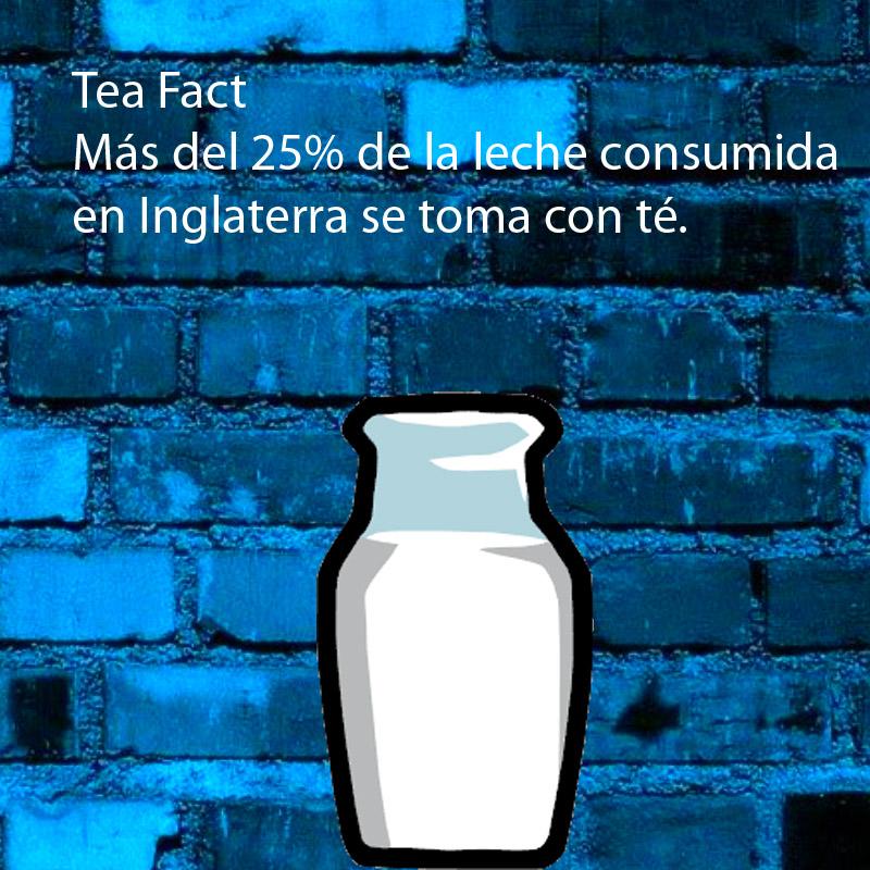 Porque el té sabe mejor con leche.