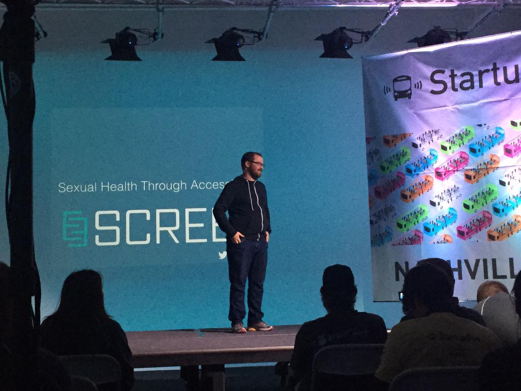 Iluvvid's tweet photo. Luv ur pitch!  Go @screetapp!  @TheStartupBus rocks!  #luvcharlie http://t.co/eI1SKXf3IE