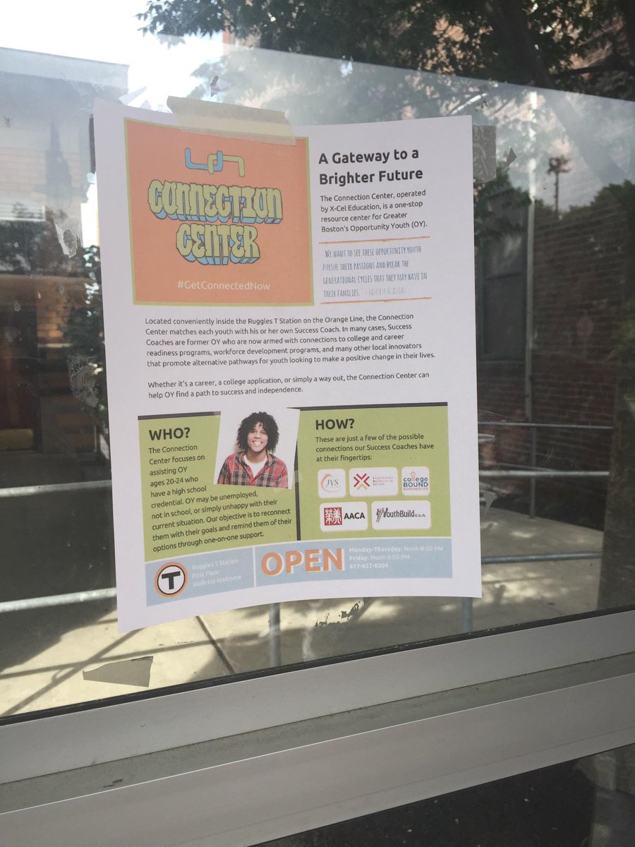 BostonYVP's tweet image. For: Youth 20-24 yrs old wanting a job or to further their education, hit up the #ConnectionCenter #YouthVoiceProject