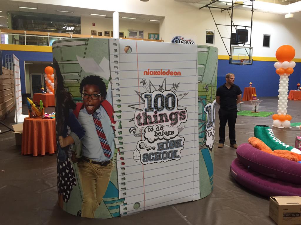Fully Branded photo booth to create awareness for Nickelodeon's new TV show. #Nickelodeon
